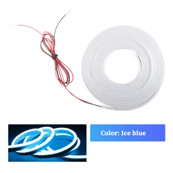 Dynamic Flowing LED Trunk Light Strip - Flexible, Waterproof Atmosphere Lamp (Ice blue 4M)
