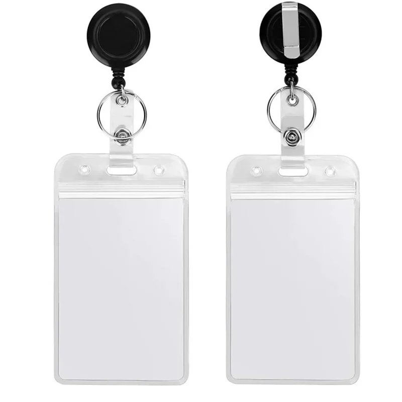 Card Holder Keychain Nurse Accessories Badges Set Lanyard ID Neck Straps