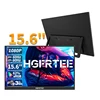HGFRTEE 15.6inch Portable Monitor FHD-IPS Panel Second Screen for Laptop Gaming Extended Display with Type C HDMI 1