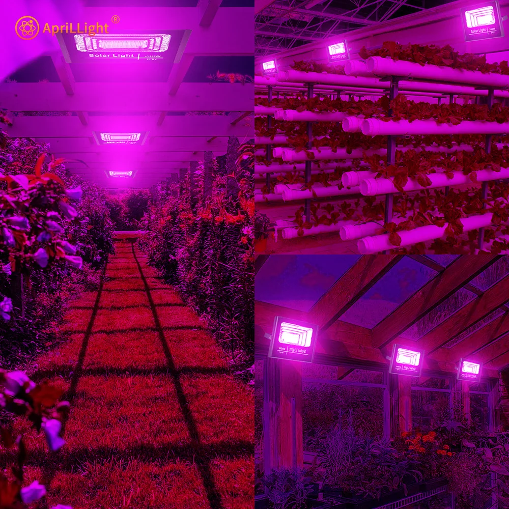 200W Led Plants Light Solar Grow Light IP66 Phyto Lamp Full Spectrum Bulb Hydroponic Lamp Greenhouse Flower Seed Grow Tent