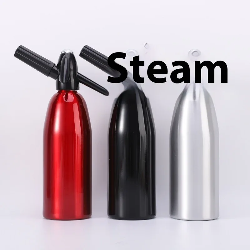 Portable Sparkling Water Maker Flavor Soda Blaster CO2 Cocktail Bubble Drinks Pressurizer Bartender Siphon Accessories Aluminum