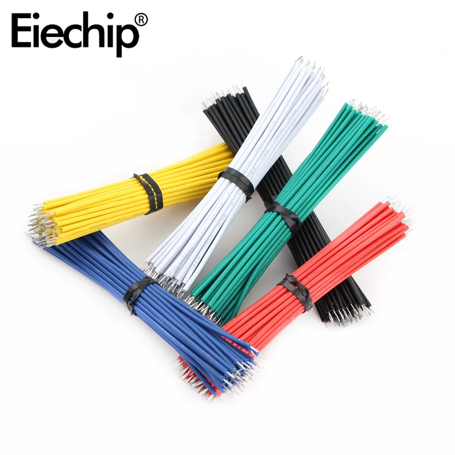Solder Cable Jumper Wire Kit 24AWG Tin-Plated Breadboard Jumper Cable Wire 8cm 24AWG Fly Jumper Wire Cable Tin Conductor Wires 1007-24AWG