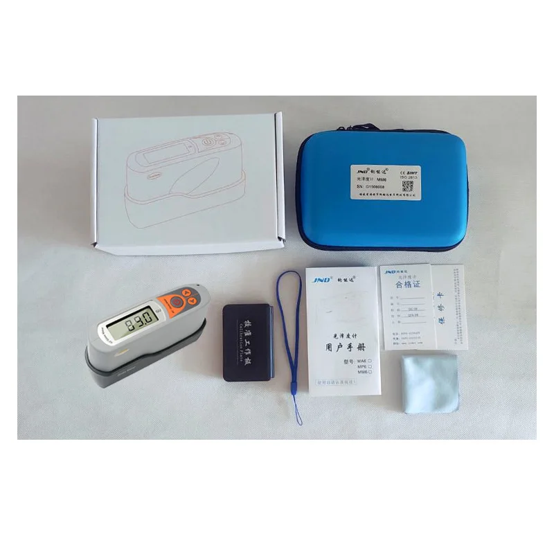MM6 large range glossmeter. portable glossmeter complies with international standards ISO2813, ASTM D2457 and ASTM D523 3