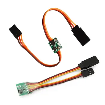 Segnale servo inverter universale 4-6V / 3.6V-24V Inversione sterzo a bassa/alta tensione per servo aereo RC V-tail