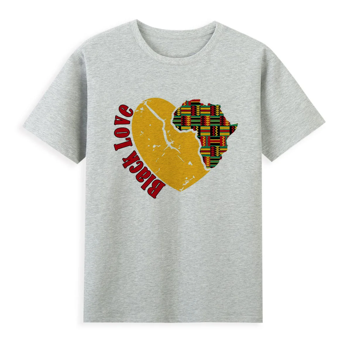 

African heart printing T-shirt Personalized fashion good quality summer Tshirt Brand fashion creative shirts A029