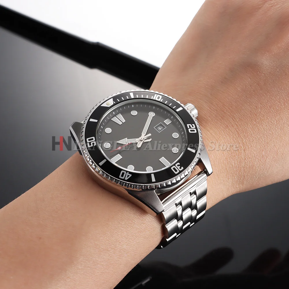 Men's Silver Stainless Steel Watch Strap with Folding Buckle