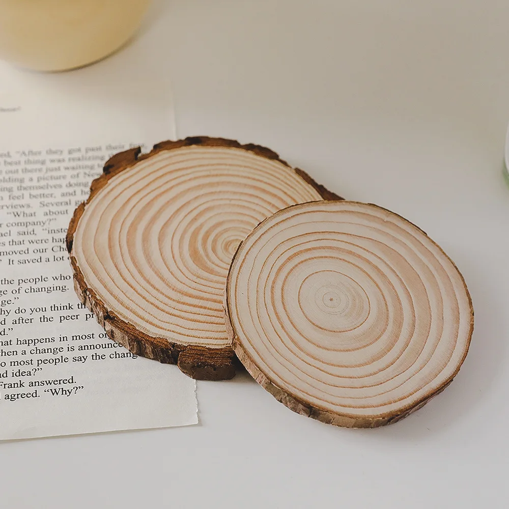 Unfinished Natural Wood Slices 3-20cm Thick Craft Wood kit Circles