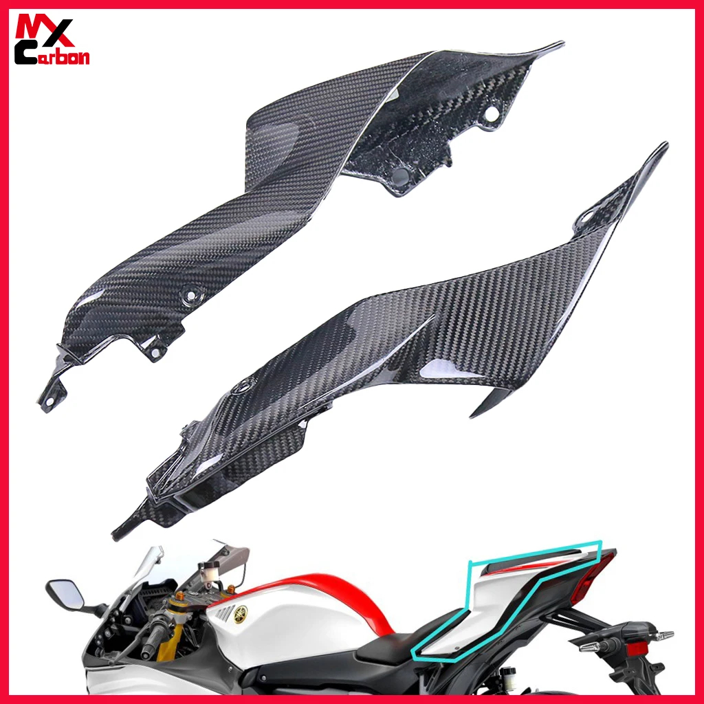 

For Yamaha R7 2022-2023 Motorcycle Rear Seat Side Panels Covers Full Carbon Fiber Modification Accessories