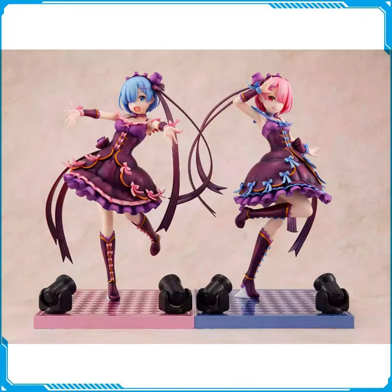 

Re:Life In A Different World From Zero Rem Ram Birthday Party Ver.Anime Action Figure Complete Model KADOKAWA Original