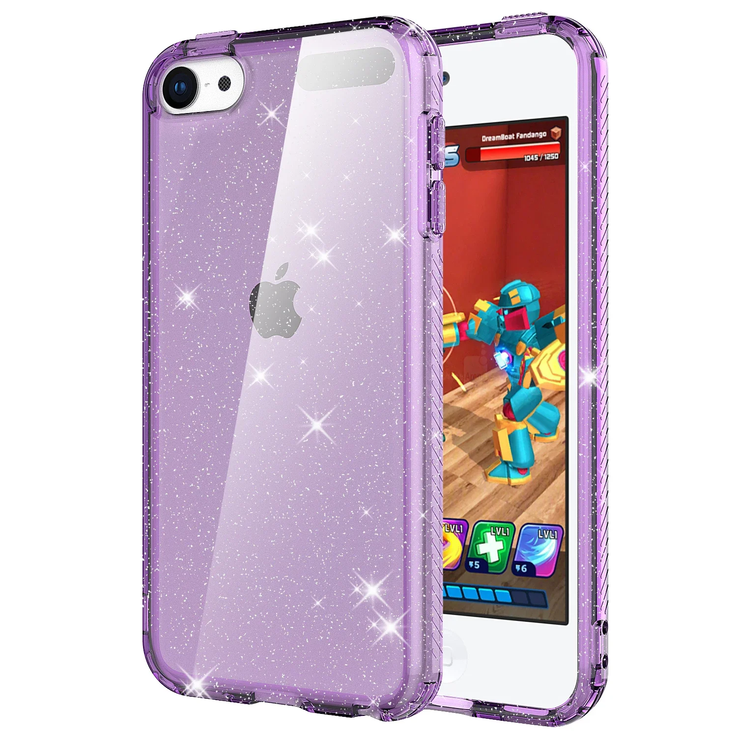 Luxury Bling Soft Silicone Shockproof Transparent Protective Case