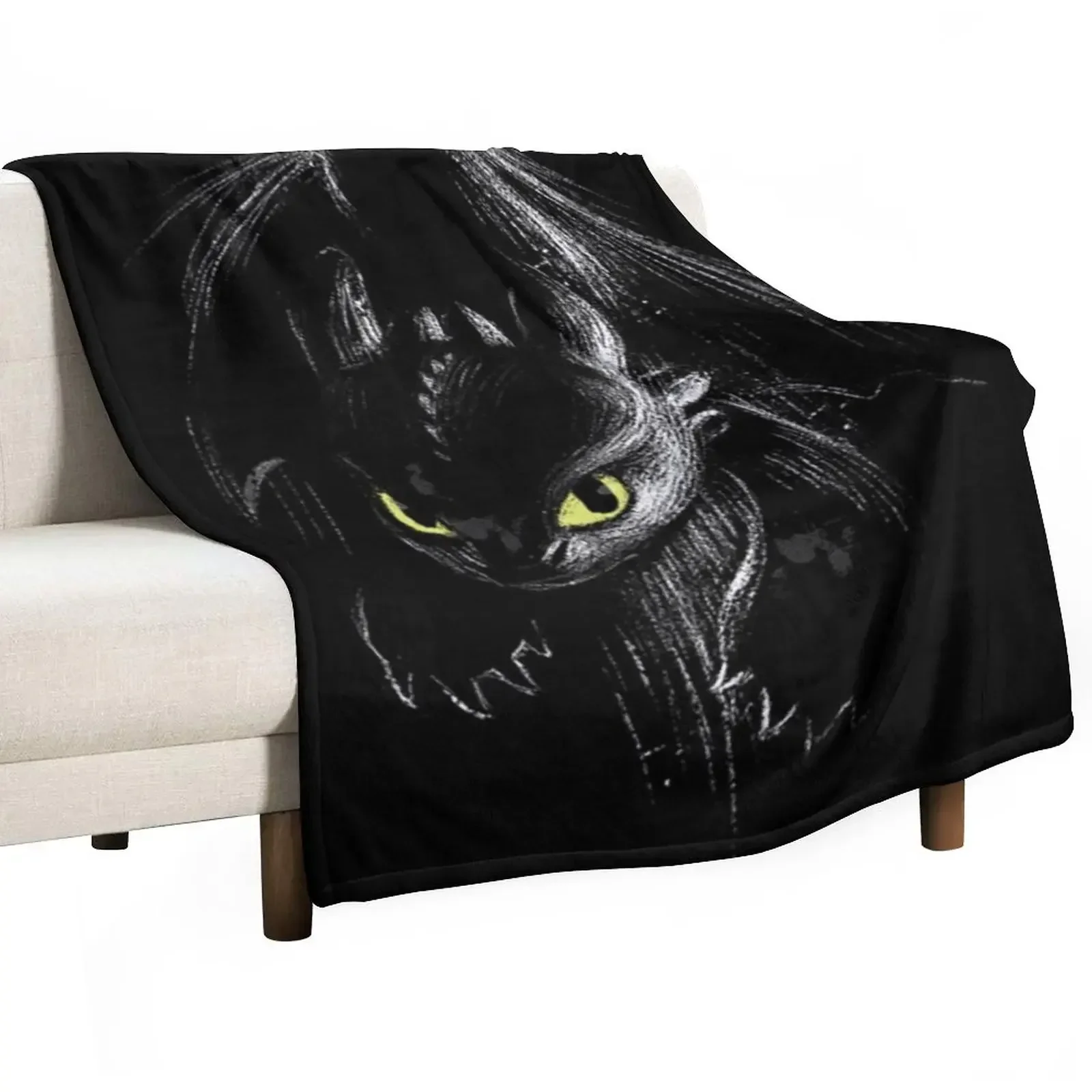 

black drake Throw Blanket Shaggy Blankets For Sofas Travel Furrys Blankets