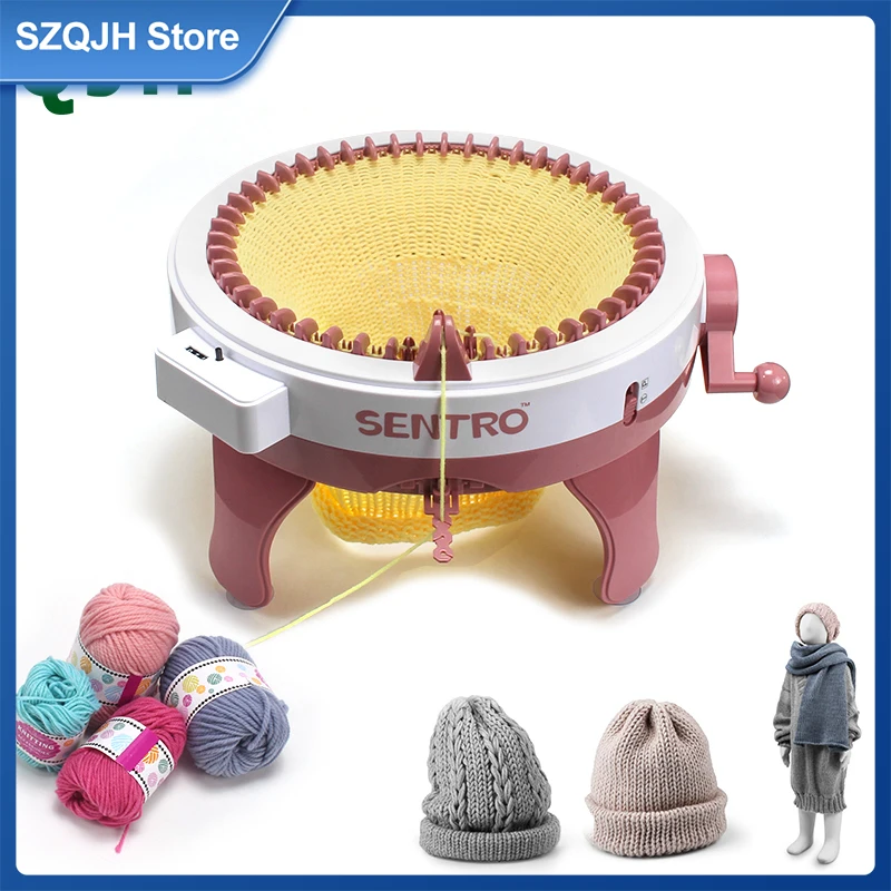 QJH 48 Needle Circular Loom Loom Hat/Scarf/Gloves/Socks Knitting Machine  Loom Suit Beginner Girl Child Christmas Gift