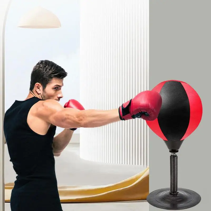 Stress Release Desktop Punching Ball With Suction Cup Tabletop Boxing Punching Bag Tress Buster Desk Boxing Punch Ball