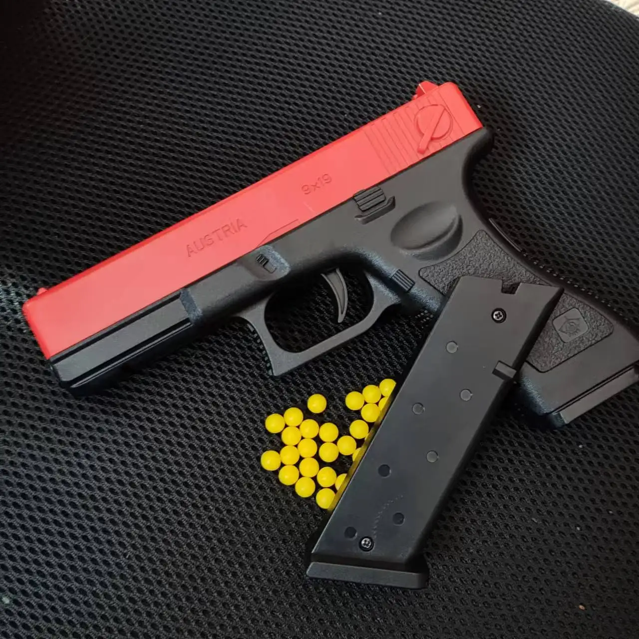 Lower Magazine Manual G17 Toys Gun Soft Bullets Handgun Airsoft Pistol For Boys Outdoor Sports Blaster Boys Gift 2