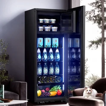 A61 Refrigerator household living room, beverage fruit refrigeration freezer, fresh-keeping constant temperature wine cabinet