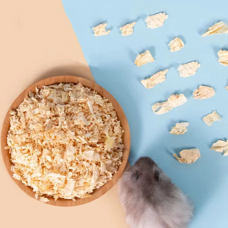 Hamster Sawdust Sterilize Deodorize Fluffy Log Sawdust Dry Warm House Padding Material Small Animal Nest Decorate Accessories