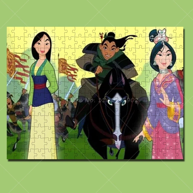 Disney Hua Mulan Princess 500 Pieces Flat Puzzles Colorful High Quality Jigsaw  Puzzle Relax Education Parent-child Game Toy - Puzzles - AliExpress