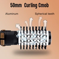 Hatteker EU 4 têtes brosse à Air chaud sèche-cheveux vent fort électrique lisseur bigoudi rouleau peigne souffleur outil de coiffure pour femme 3