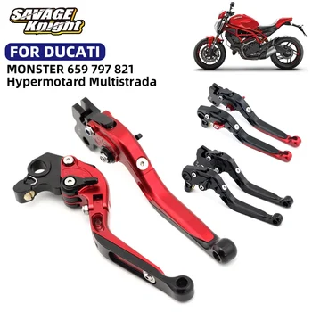 Nuove leve freno frizione pieghevoli per DUCATI MONSTER 797 821 659 Hypermotard 820 939 Multistrada 950 Accessori leva manubrio