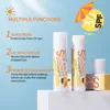 1 Piece Sunscreen Lip Balm SPF 30 UVA Protection Lips Moisturizer Watermelon Coconut Banana Flavor Colorless Lipstick Sun Care 2