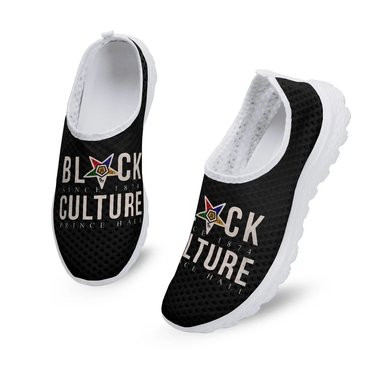 New Black Culture OES Brand Designer Mesh Shoes Summer Anti-slip Outdoor Casual Flat Shoes Fashion Breathable Non-slip Sneakers