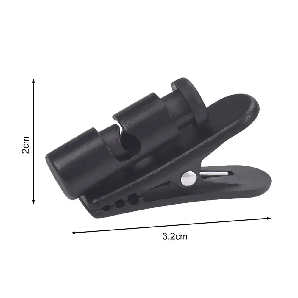 Universal 360° Rotating Headphone Cable Clip - Anti-Loss & Adjustable Cord Holder
