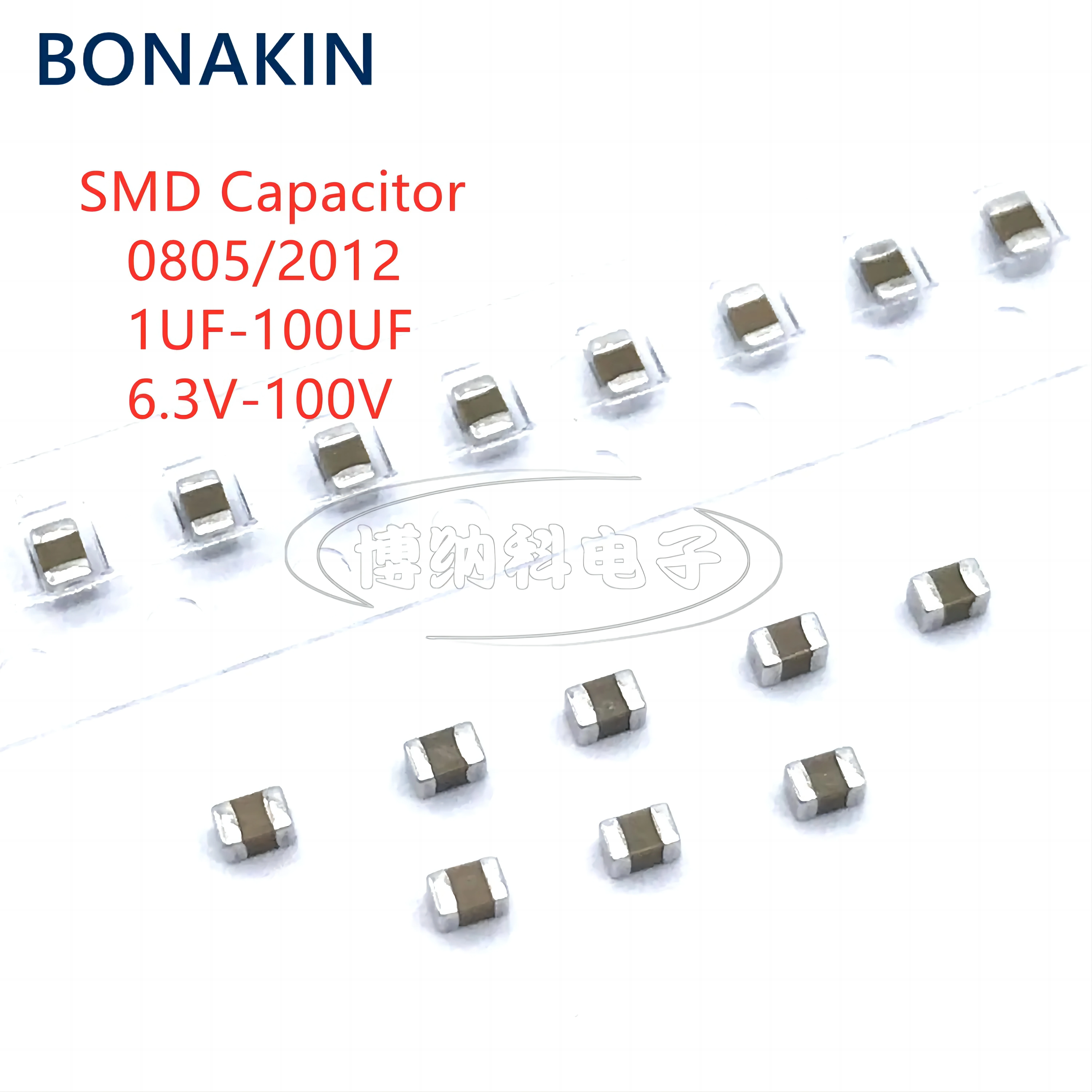 

20PCS SMD Capacitor 1UF 2.2UF 4.7UF 10UF 22UF 47UF 100UF 6V3 10V 16V 25V 35V 50V 63V 100V X7R X5R K=±10% M=±20%