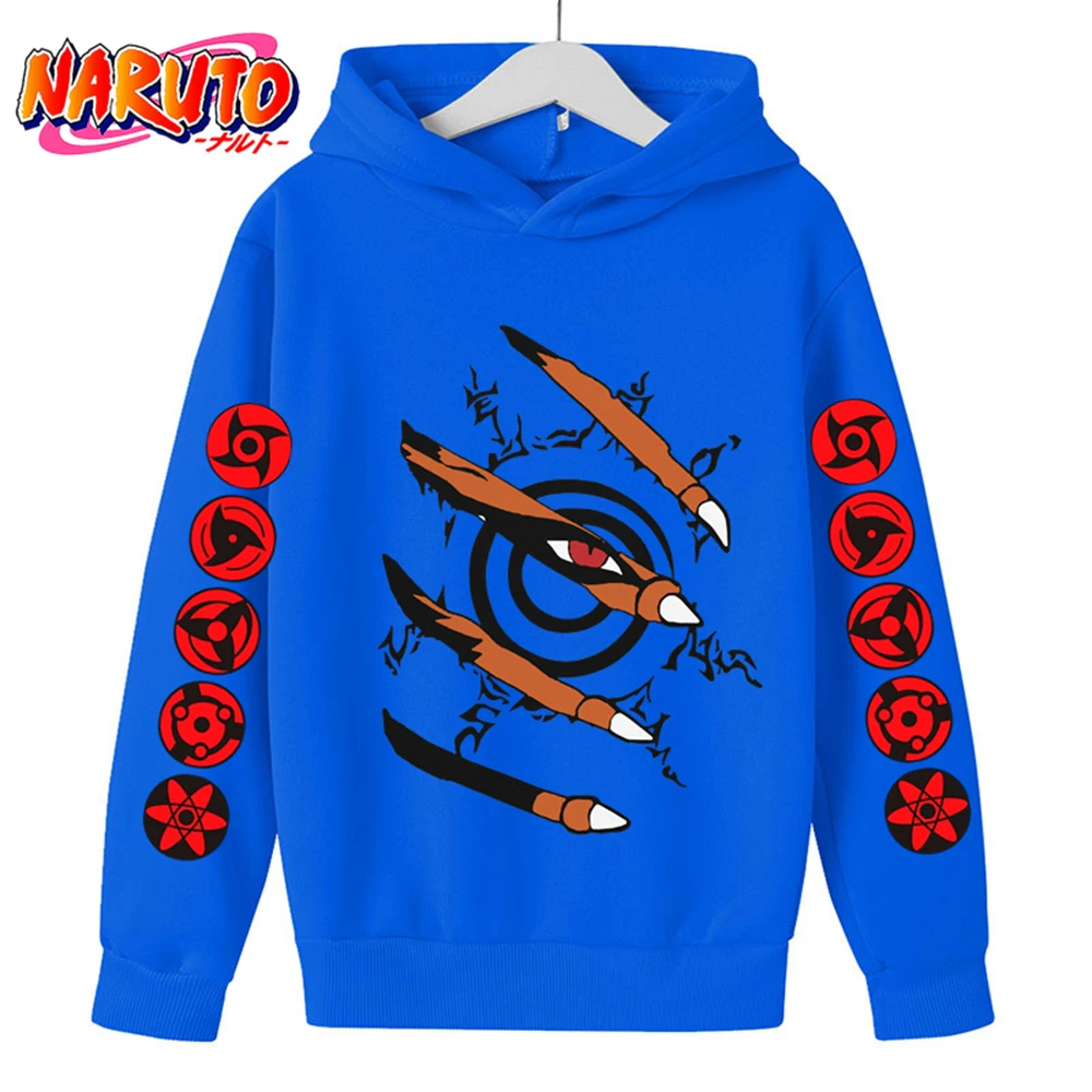 Fashion Hot Naruto Hoodie Kids Ninja Clothes Children Sweatshirts Pullover  Boy Girl Kids Long Sleeve Cool Streetwear Tops - AliExpress