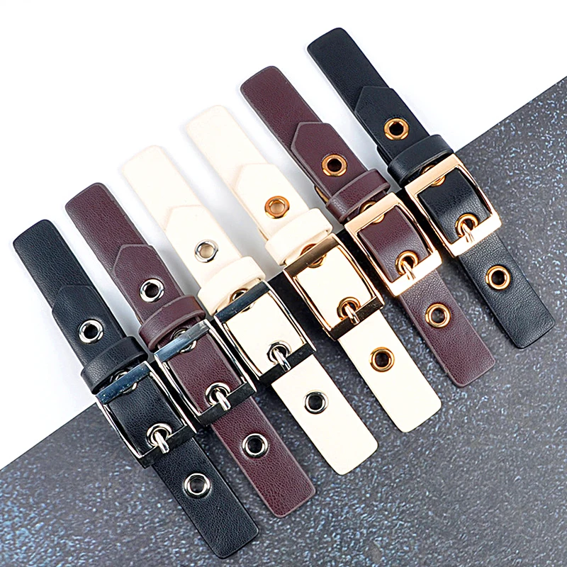 

1PC High Quality Accessories Metal Buttons Clasp PU Leather Buckle DIY Handmade