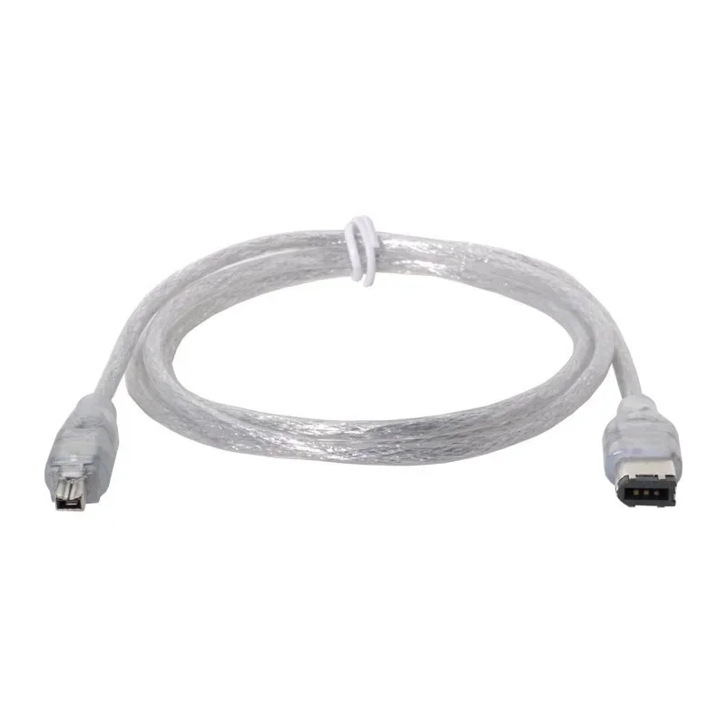 SANOXY 6-Pin To 4-Pin FireWire Cable (IEEE 1394) For Digital Video & Data Transfer