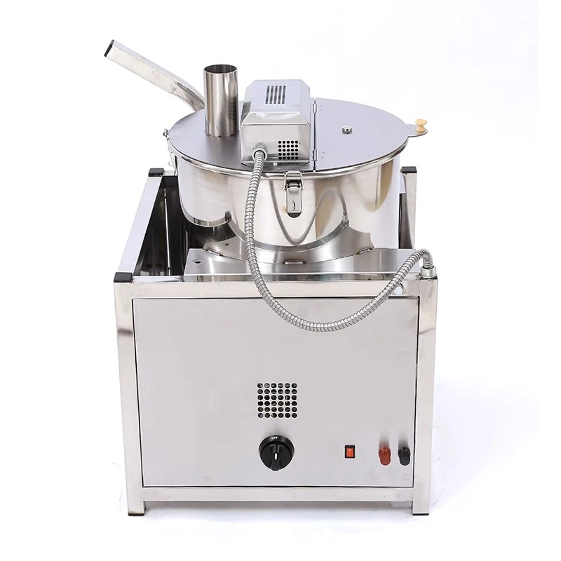 High capacity Commercial Spherical Popcorn Machine Gas/Electromagnetic Heating Fully-automatic Caramel Popcorn Making Machine