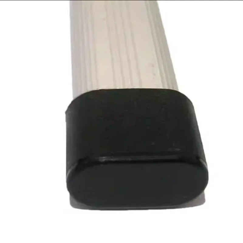 Black PVC Oval Table Chair Leg Tips Caps Furniture Foot Legs Cover Non-slip Floor Protector Pipe Covers 2/4/6/8/10 Pcs furniture leg pads chair leg caps chair leg protector furniture foot pads rubber furniture feet pads furniture leg caps furniture foot protector furniture gliders furniture foot mats furniture feet