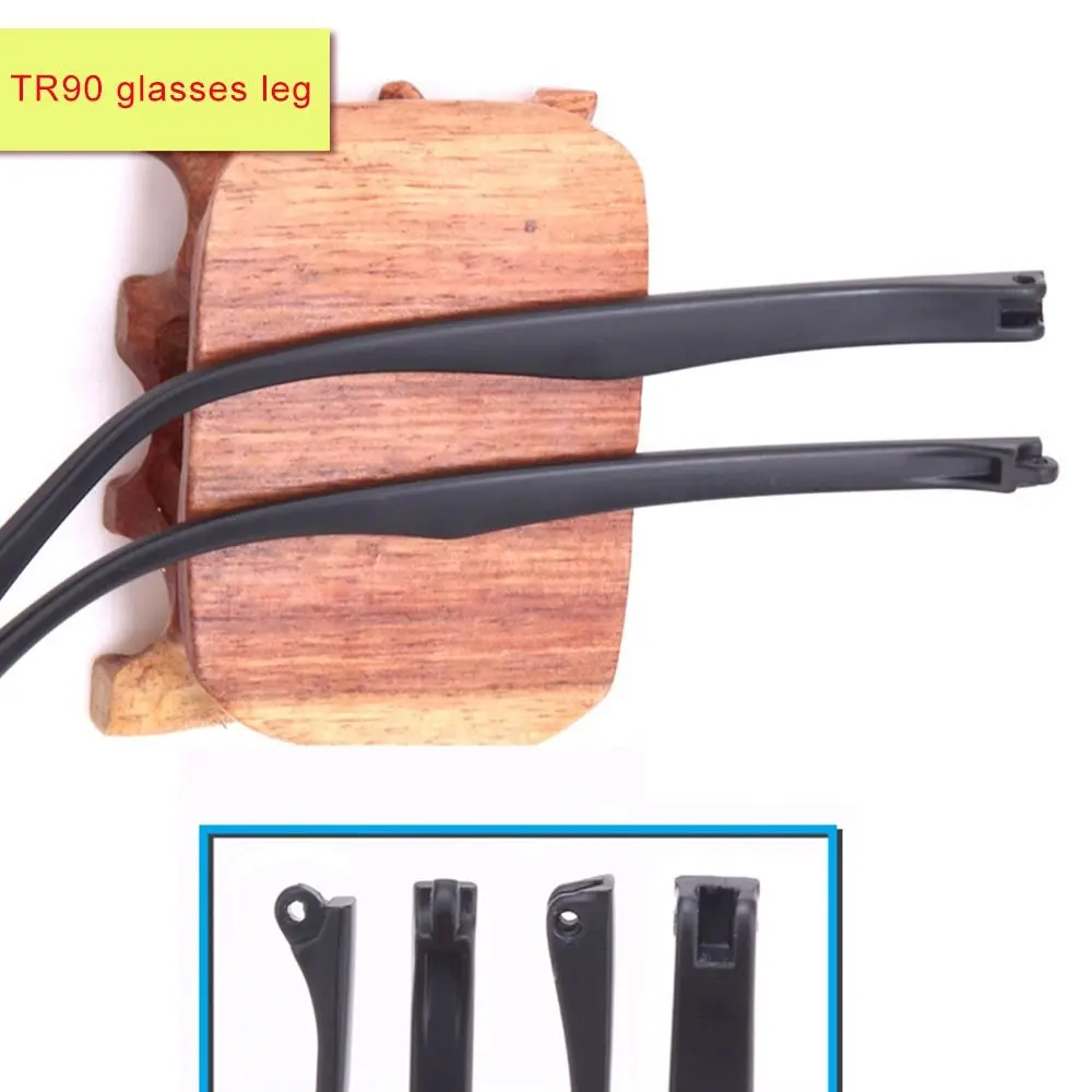 템플 암 싱글 치아 더블 투스 TR90 안경 교체 다리 수리 안경 액세서리, 1 쌍