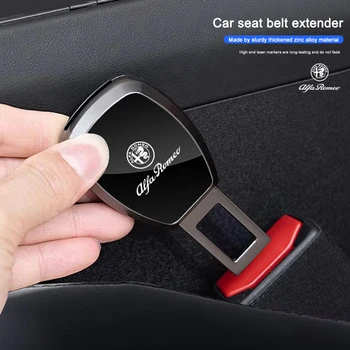 Auto Cintura di Sicurezza Clip Extender Spina di Estensione Della Cintura di Sicurezza Per Alfa Romeo Giulia 156 159 MiTo 147 Stelvio Junior Stradale 4C Giulietta
