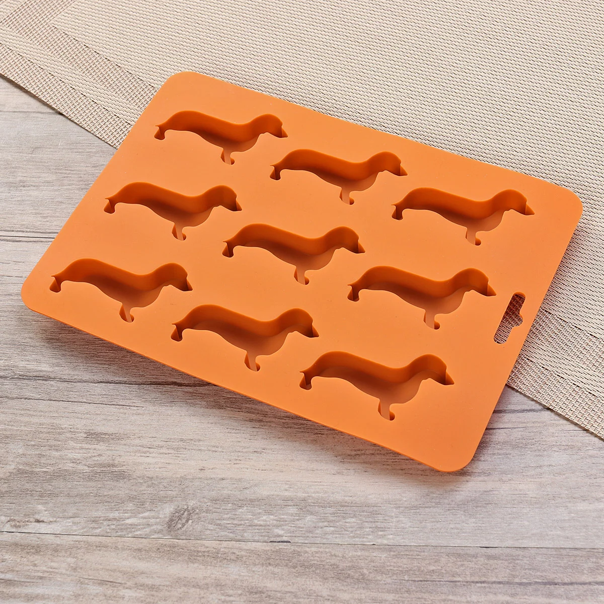 3D Dachshund Dog Ice Cube Mold Fun Shapes Cute Large Trays for