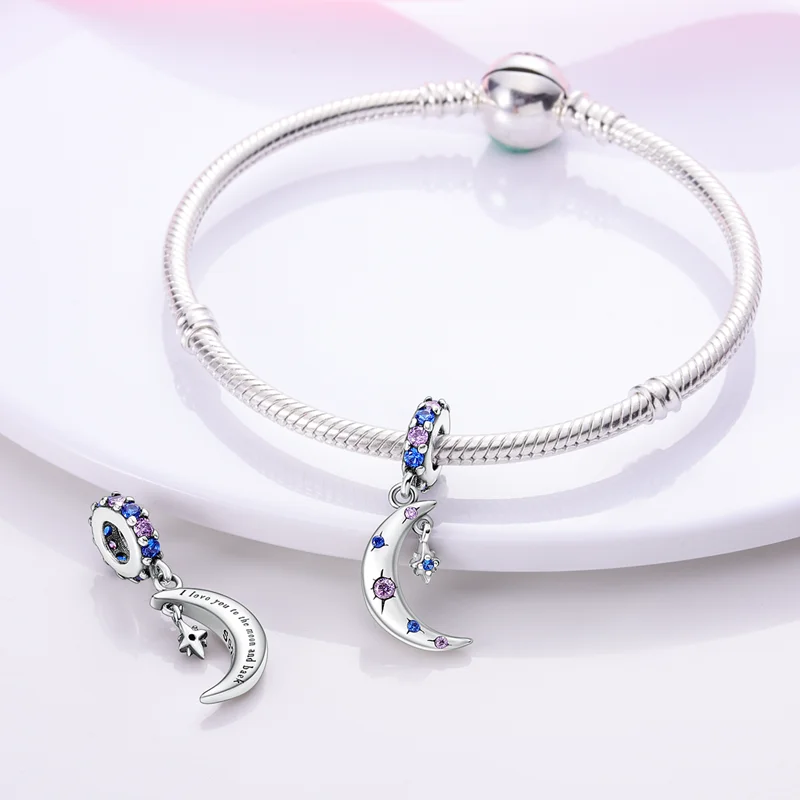 925 Sterling Silver Blue Devil Eyes Charms Airplane Globe Earth Suitcase Travel Fit Original Bracelet For Women DIY Jewelry Bead