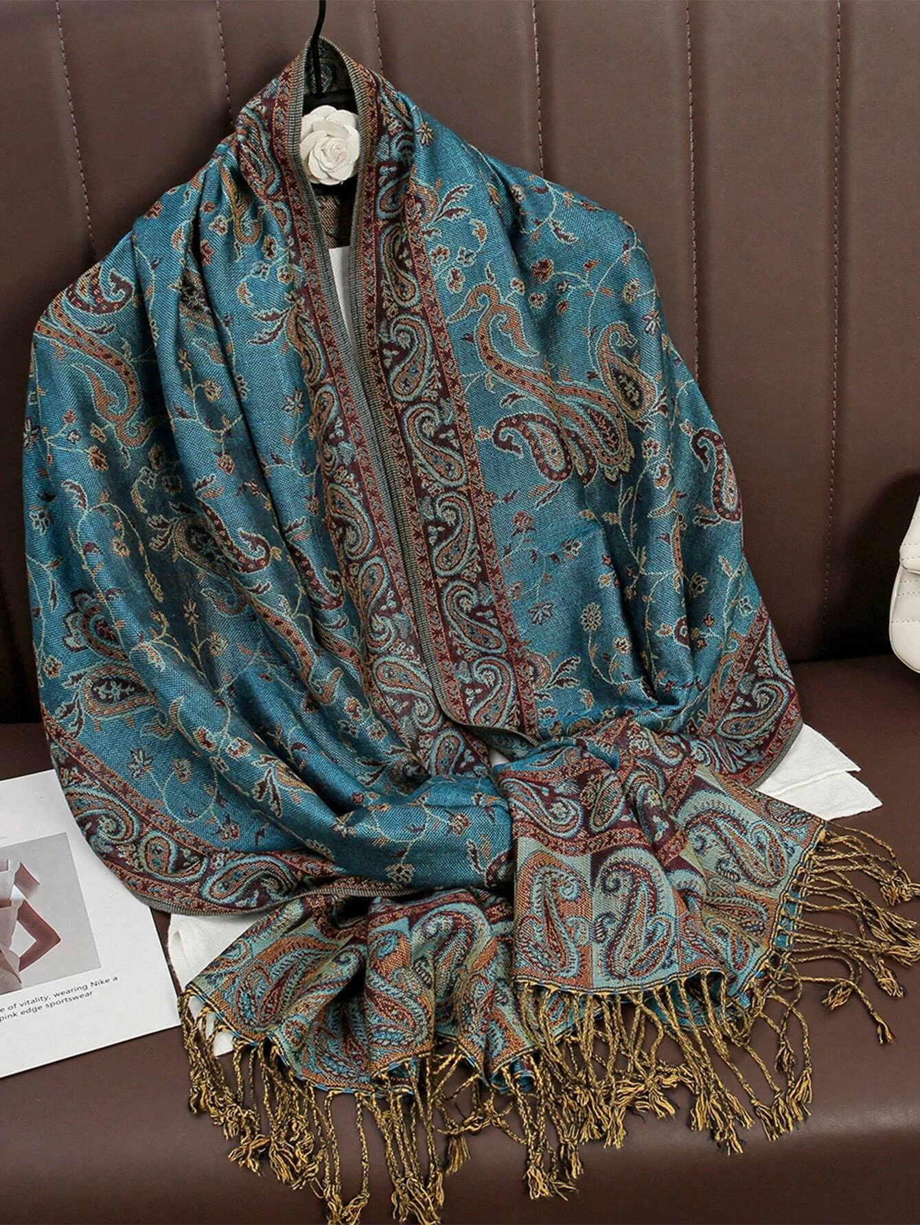 Bohemia Pashmina Hijab Scarf Long Muslim Cashmere Shawl Female Foulard Soft Turban Head Wraps For Women Headband Luxury Brand muslim headwear head scarf shawl scarf hijab headscarf female head wraps