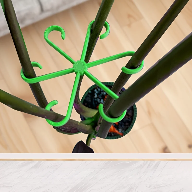 4 Piece Set Of Plant Stem Clips For Indoor Climbing Plants Plastic Plant Stands Flower Stem Gathering Clips Gardening Tools