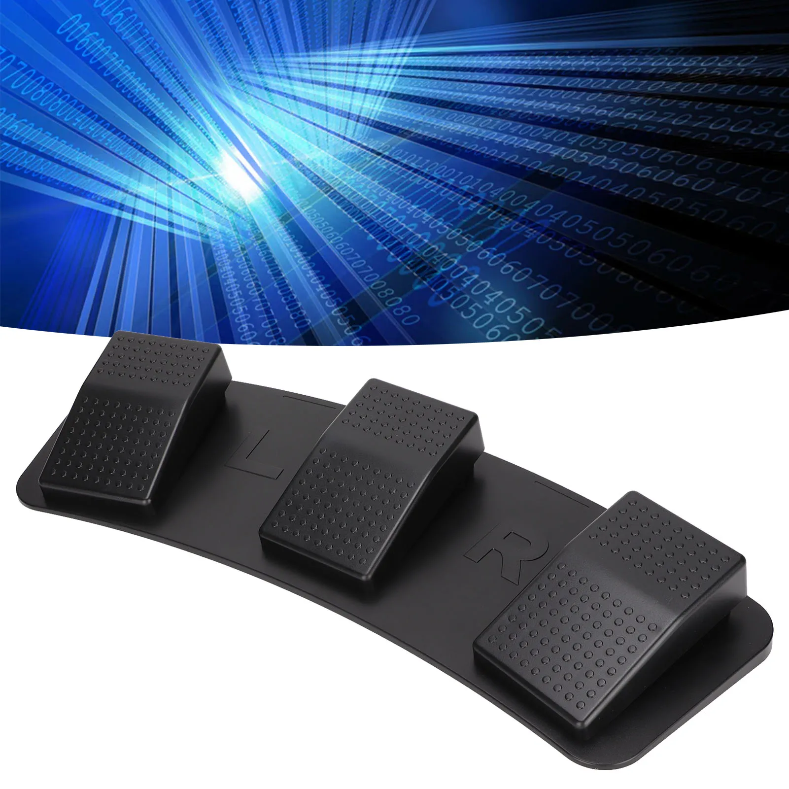 USB Triple Foot Switch Pedal Multifunctional Ergonomic for Playing Games Factory Testing