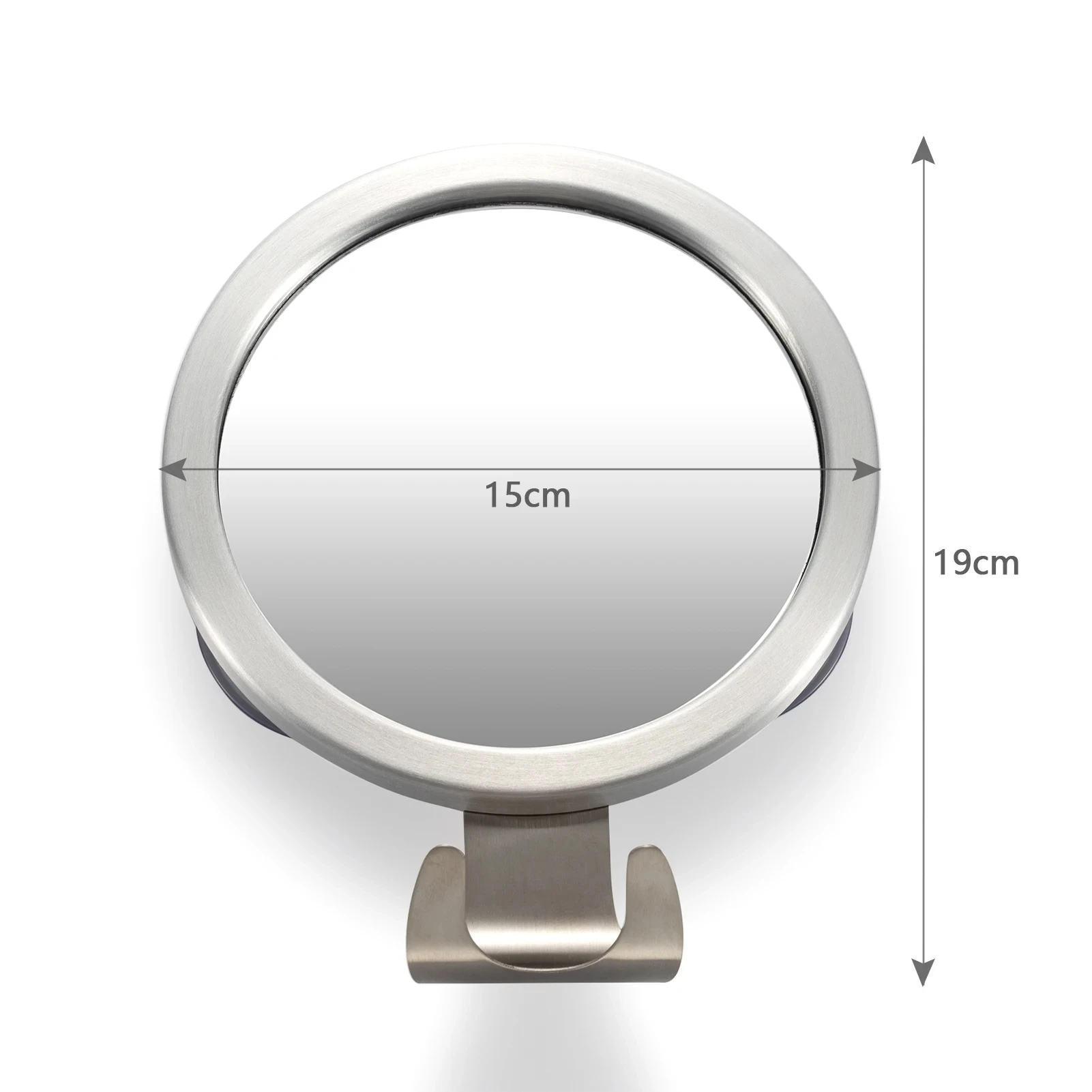 

Bathroom Mirror Fogless Shower Shaving Mirror with Suction Cup Washroom Wall Mount Anti Fog Makeup Mirror Bathroom Accessories