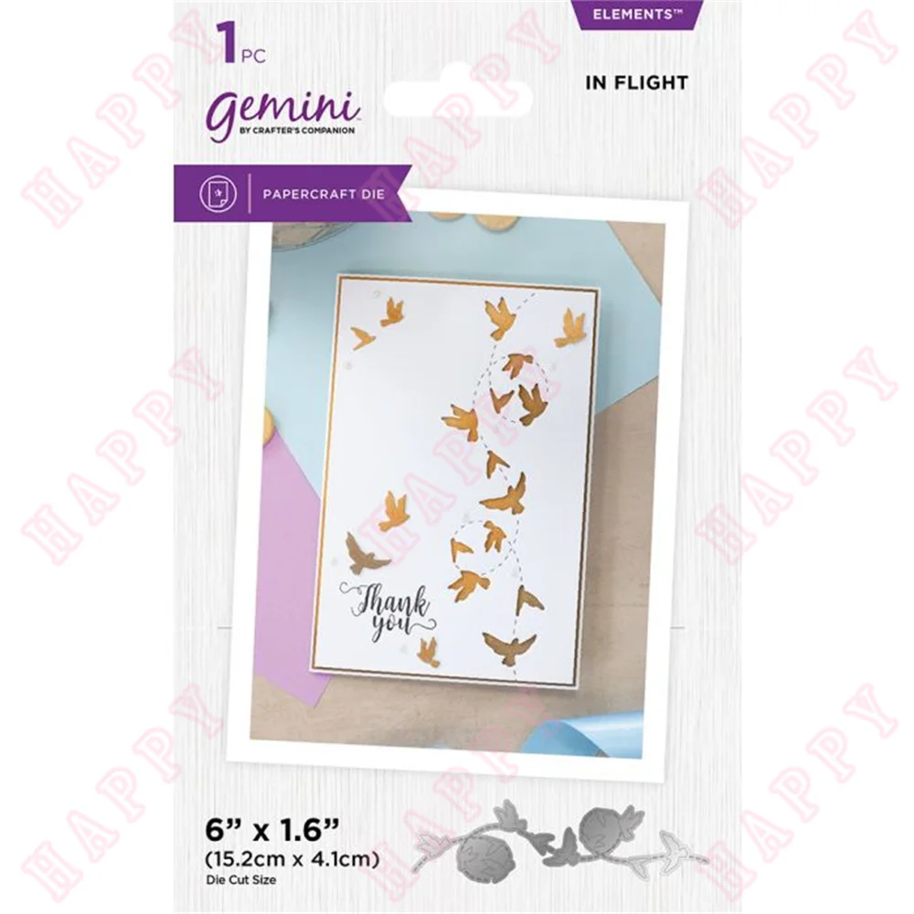 

Новые металлические Вырубные штампы в полете для 2023 фотографий украшение бумажные ремесла тиснение шаблон Сделай Сам поздравительная откр...