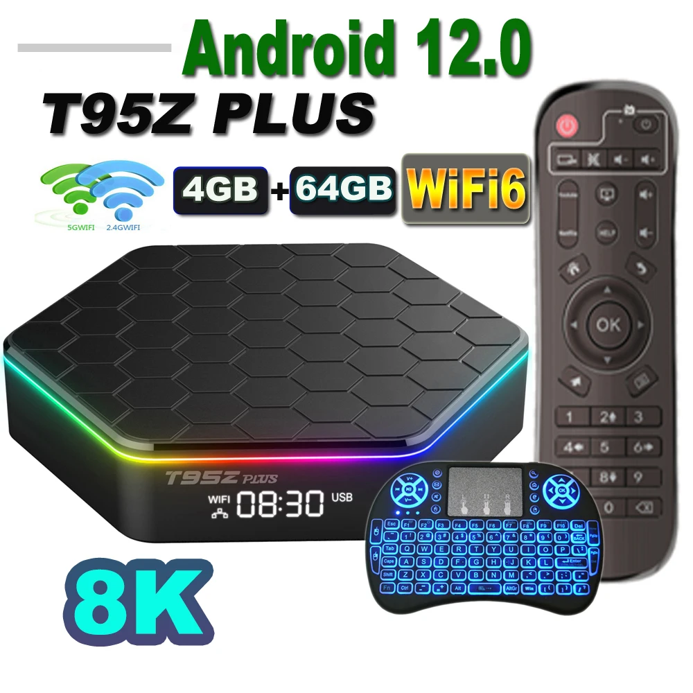 Telecomando Di Ricambio Per Android TV Box T95Z Plus T95k Pro T95v Pro T95u Wireless Portata 5 10m