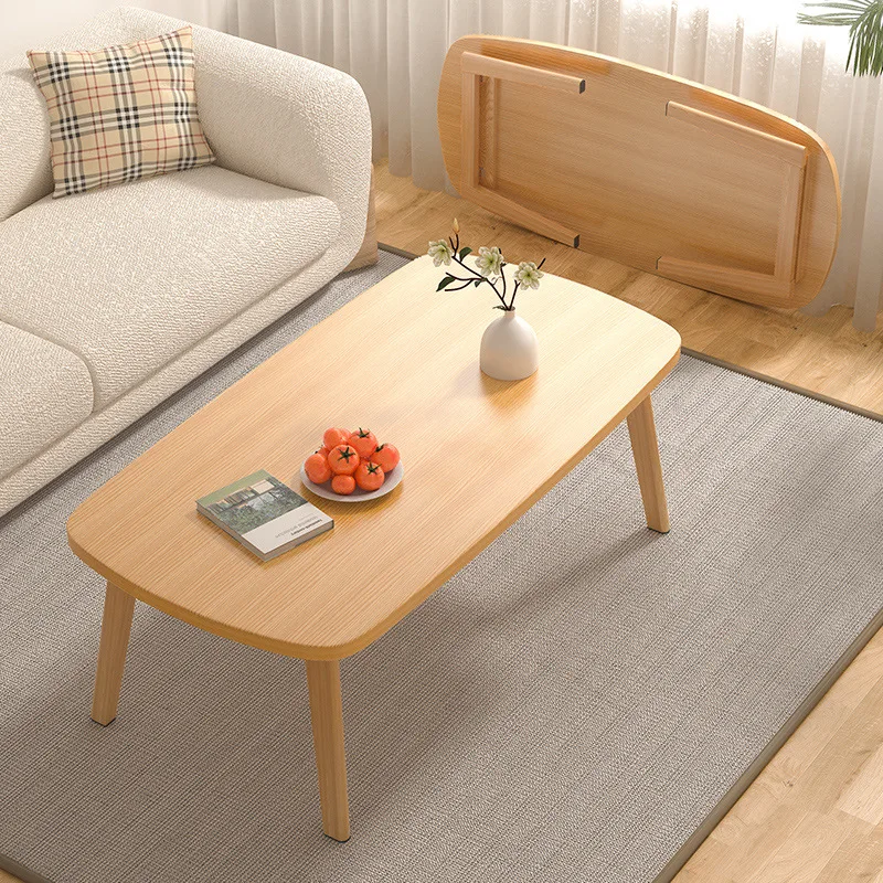 

Кофейный столик 120x58x44 см, кофейный столик для маленькой квартиры, журнальный столик для гостиной, деревянный складной журнальный столик, мебель для гостиной