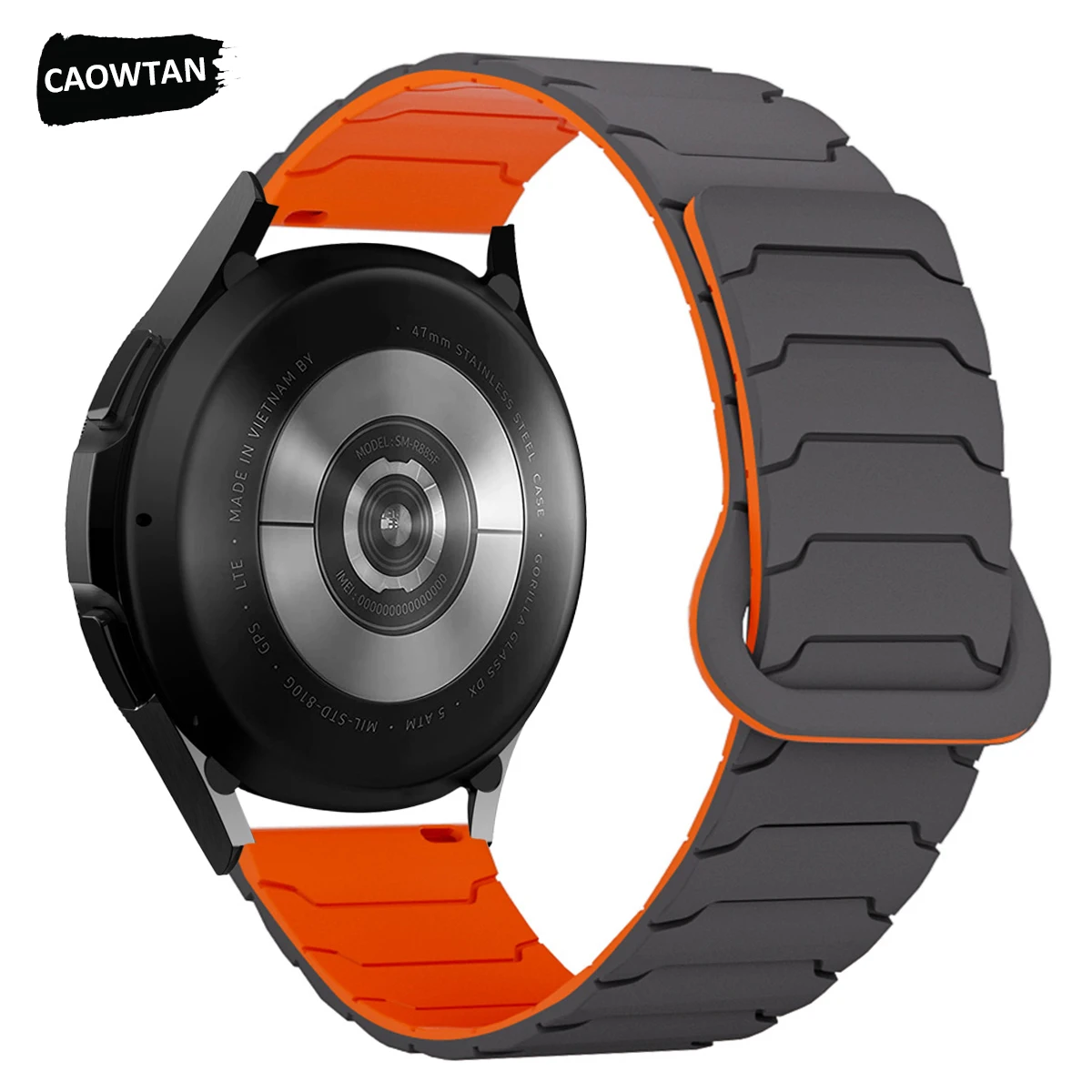 Universal Magnetic Silicone Strap – Ultimate Adjustable Bracelet Band, 22mm/20mm