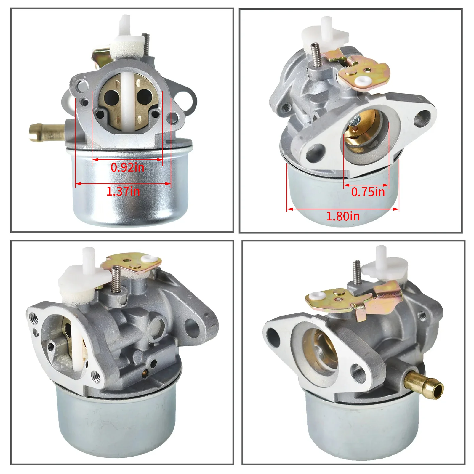 用ブリッグス用 ストラットン キャブレターとガスケット 252702 252707