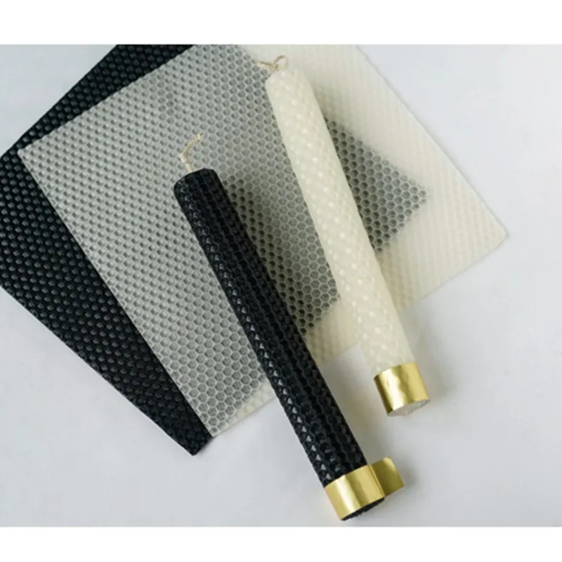 12pcs 15*20CM Beeswax Sheet Candle Roll Handmade DIY Honeycomb Wax Sheet Parent-child Activity Material Candle Making candle making wax candle making tools