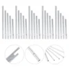 25/30Pcs Different Length Wind Chime Tubes Set Silver Tone Empty Wind Chime Making Kit For Home Decoration DIY Wind Chime Tubes 1