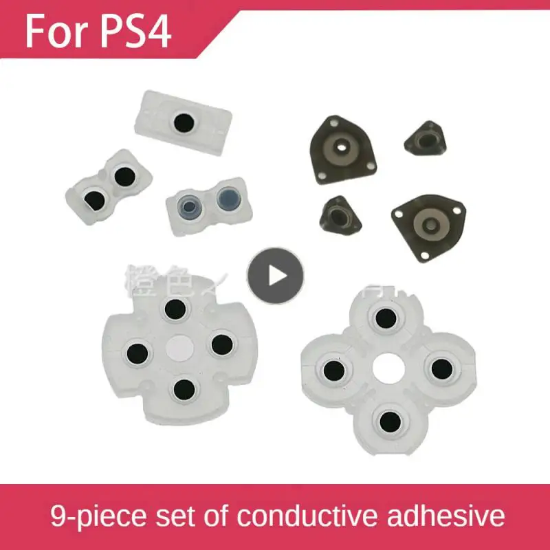 Ivyueenfor 4 Controller Sottile Tastiera Con Pulsante Adesivo In Gomma Conduttiva Siliconica Per Dualshock 4