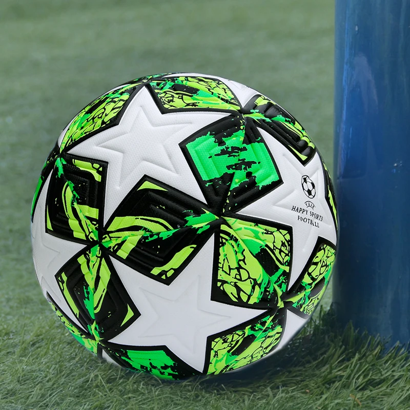 Professional Soccer Ball Size 5 Official Match Ball Seamless Bonded PU Soft Size 4 Football Excellent Grip and Elasticity