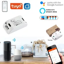 

DIY Smart Wireless Switch Socket Smart Home Automation WiFi+RF 433 Remote Control Switch Relay Smart Life/Tuya with Alexa Google